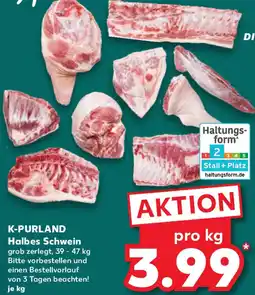 Kaufland K-PURLAND Halbes Schwein Angebot