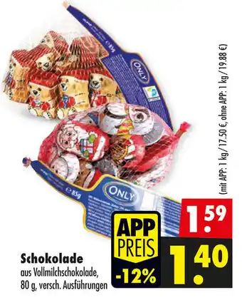 Mäc Geiz ONLY Schokolade Angebot