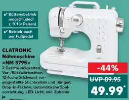 Kaufland CLATRONIC Nähmaschine NM 3975 Angebot