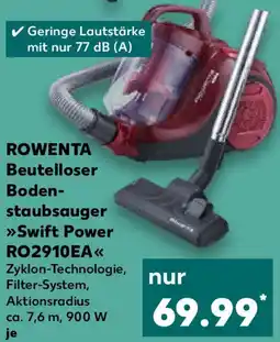 Kaufland ROWENTA Beutelloser Bodenstaubsauger Swift Power RO2910EA Angebot