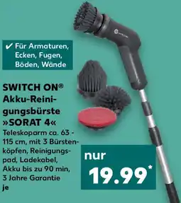 Kaufland SWITCH ON Akku-Reinigungsbürste SORAT 4 Angebot