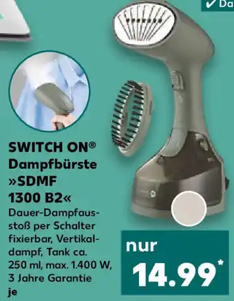 Kaufland SWITCH ON Dampfbürste SDMF 1300 B2 Angebot