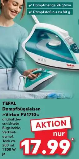 Kaufland TEFAL Dampfbügeleisen Virtuo FV1710 Angebot