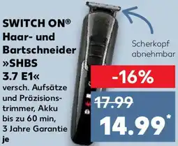 Kaufland SWITCH ON Haar- und Bartschneider SHBS 3.7 E1 Angebot