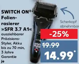 Kaufland SWITCH ON Folienrasierer SFR 3.7 A1 Angebot