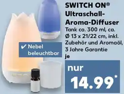 Kaufland SWITCH ON Ultraschall Aroma-Diffuser Angebot