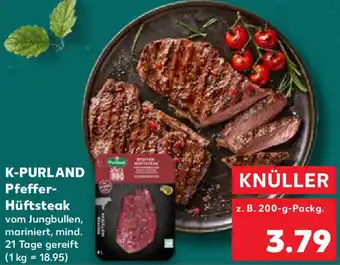Kaufland K-PURLAND Pfeffer Hüftsteak Angebot