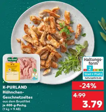 Kaufland K-PURLAND Hähnchen Geschnetzeltes Angebot