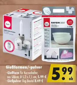 Mäc Geiz Gießformen/-pulver Angebot