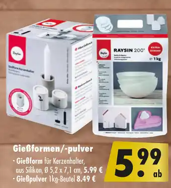 Mäc Geiz Gießformen/-pulver Angebot
