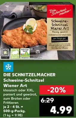 Kaufland DIE SCHNITZELMACHER Schweine-Schnitzel Wiener Art Angebot