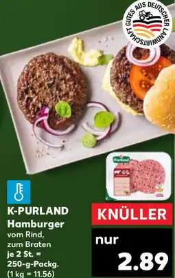 Kaufland K-PURLAND Hamburger Angebot