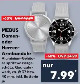 Kaufland MEBUS Damen oder Herren Armbanduhr Angebot