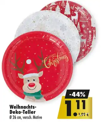 Mäc Geiz Weihnachts-Deko-Teller Angebot