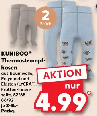 Kaufland KUNIBOO Thermostrumpfhosen Angebot