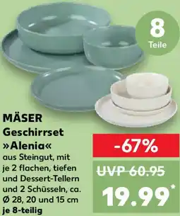 Kaufland MÄSER Geschirrset Alenia Angebot