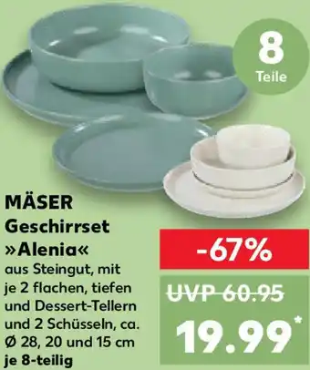 Kaufland MÄSER Geschirrset Alenia Angebot