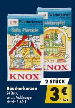 Mäc Geiz KNOX Räucherkerzen Angebot