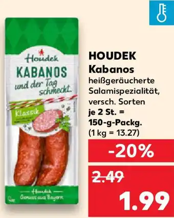 Kaufland HOUDEK Kabanos Angebot