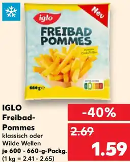Kaufland IGLO Freibad Pommes Angebot