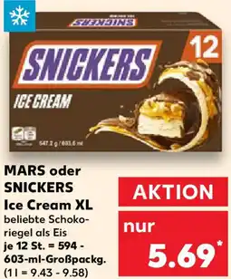 Kaufland MARS oder SNICKERS Ice Cream XL Angebot