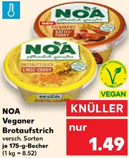 Kaufland NOA Veganer Brotaufstrich Angebot