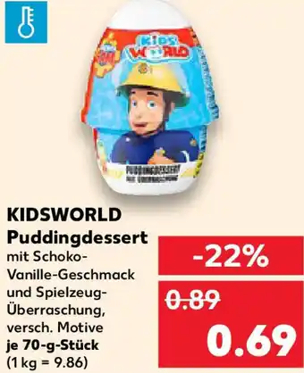Kaufland KIDSWORLD Puddingdessert Angebot