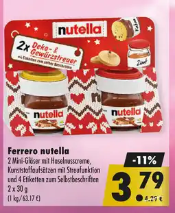 Mäc Geiz Ferrero nutella Angebot
