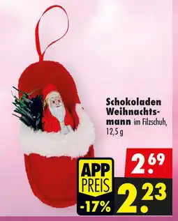 Mäc Geiz Schokoladen Weihnachtsmann Angebot