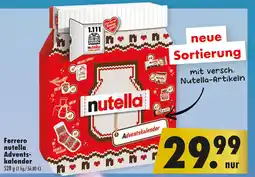 Mäc Geiz Ferrero nutella Adventskalender Angebot