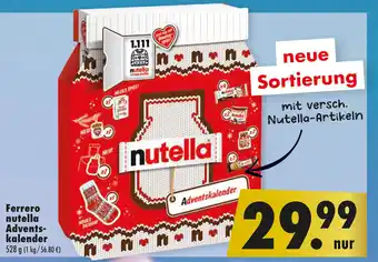 Mäc Geiz Ferrero nutella Adventskalender Angebot
