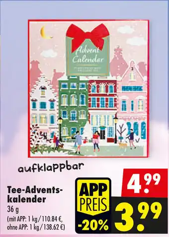 Mäc Geiz Tee-Adventskalender Angebot