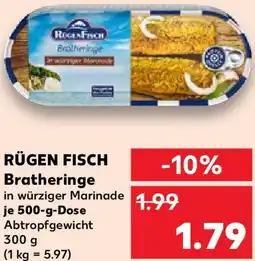 Kaufland RÜGEN FISCH Bratheringe Angebot