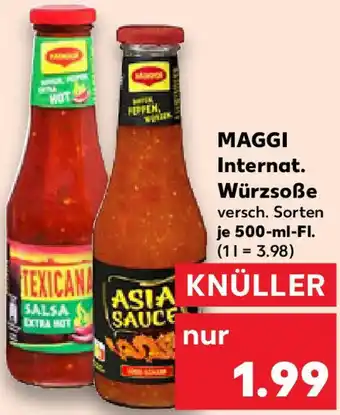 Kaufland MAGGI Internat. Würzsoße Angebot