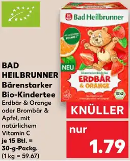 Kaufland BAD HEILBRUNNER Bärenstarker Bio-Kindertee Angebot