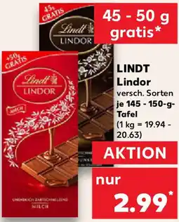 Kaufland LINDT Lindor Angebot