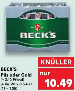 Kaufland BECK'S Pils oder Gold Angebot