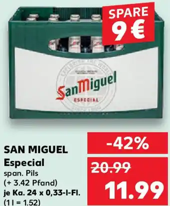 Kaufland SAN MIGUEL Especial Angebot