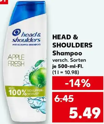Kaufland HEAD & SHOULDERS Shampoo Angebot