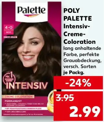 Kaufland POLY PALETTE Intensiv Creme Coloration Angebot