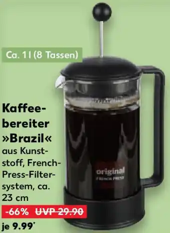 Kaufland Bodum Kaffeebereiter Brazil Angebot