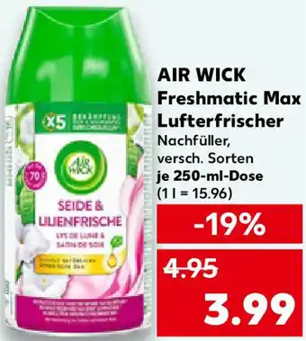 Kaufland AIR WICK Freshmatic Max Lufterfrischer Angebot