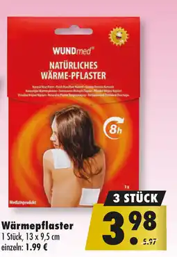 Mäc Geiz WUNDmed NATÜRLICHES WÄRME-PFLASTER Angebot