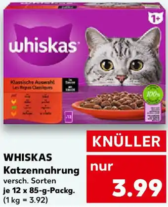 Kaufland WHISKAS Katzennahrung Angebot