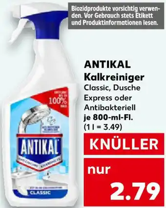 Kaufland ANTIKAL Kalkreiniger Angebot