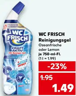Kaufland WC FRISCH Reinigungsgel Angebot