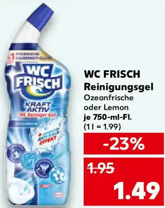 Kaufland WC FRISCH Reinigungsgel Angebot