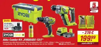 toom Baumarkt RYOBI ONE+ Akku-Combo-Kit..R18DDSDS-125T" Angebot
