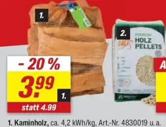 toom Baumarkt 1. Kaminholz Angebot