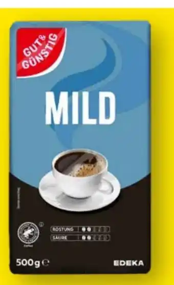 Edeka Gut & Günstig Natur Mild Kaffee Angebot